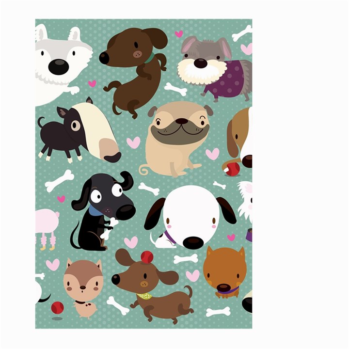 Dog Pattern Large Garden Flag (Two Sides)