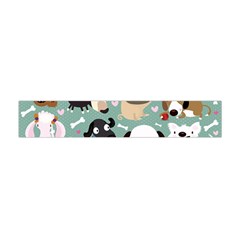 Dog Pattern Flano Scarf (mini)