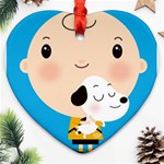 Snoopy Ornament (Heart)  Front