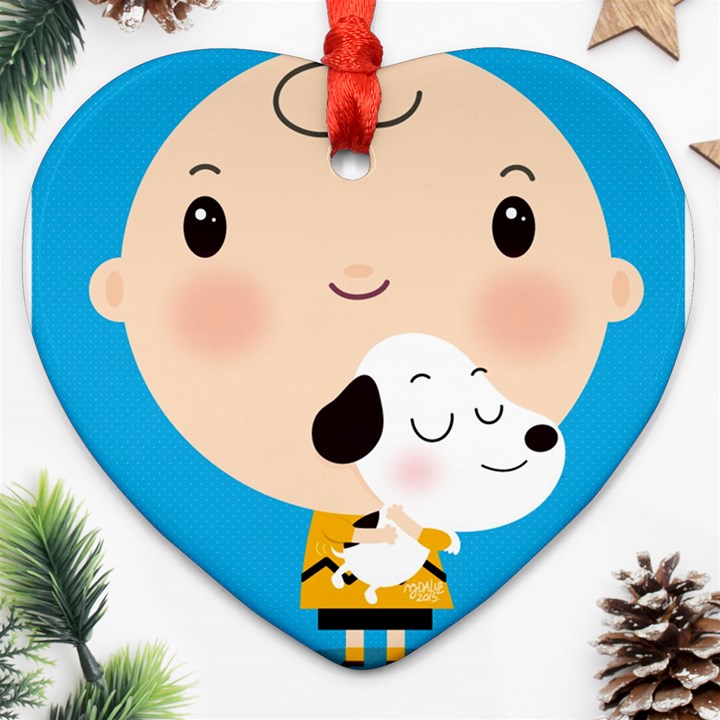 Snoopy Ornament (Heart) 