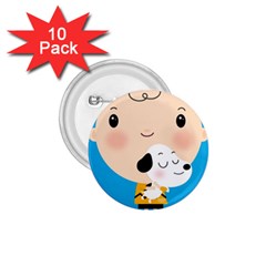 Snoopy 1 75  Buttons (10 Pack)