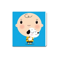 Snoopy Square Magnet