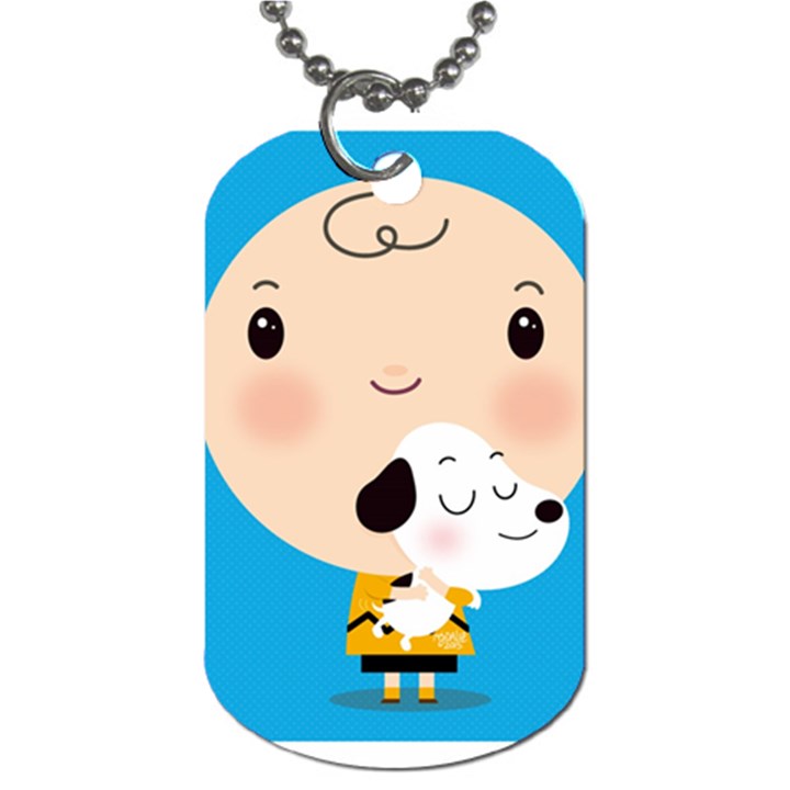 Snoopy Dog Tag (Two Sides)