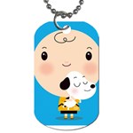 Snoopy Dog Tag (Two Sides) Back