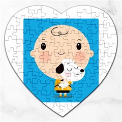 Snoopy Jigsaw Puzzle (heart) by Mjdaluz