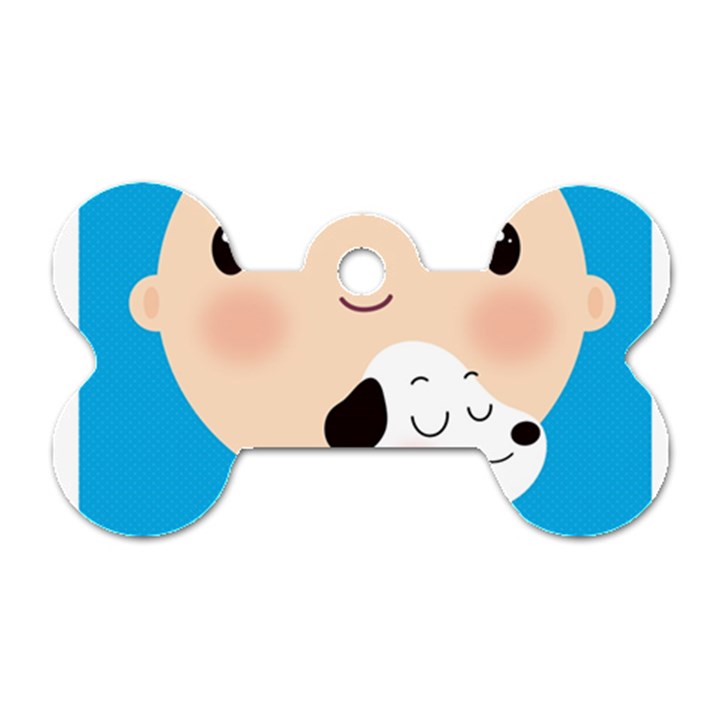 Snoopy Dog Tag Bone (Two Sides)