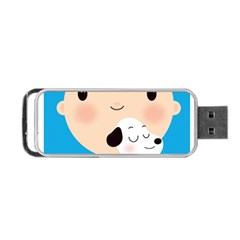 Snoopy Portable Usb Flash (two Sides) by Mjdaluz