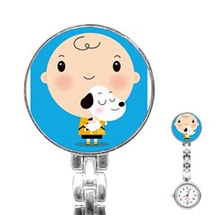 Snoopy Stainless Steel Nurses Watch