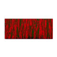 Red And Green Pattern Hand Towel