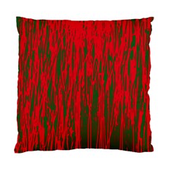 Red And Green Pattern Standard Cushion Case (one Side) by Valentinaart