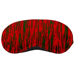 Red And Green Pattern Sleeping Masks by Valentinaart