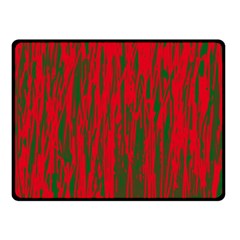 Red And Green Pattern Fleece Blanket (small) by Valentinaart