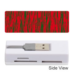 Red And Green Pattern Memory Card Reader (stick) 