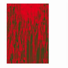 Red And Green Pattern Large Garden Flag (two Sides)