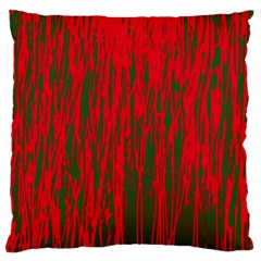 Red And Green Pattern Standard Flano Cushion Case (one Side)