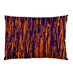 Blue And Orange Pattern Pillow Case