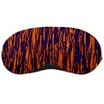 Blue and orange pattern Sleeping Masks Front