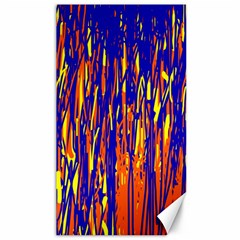 Orange, Blue And Yellow Pattern Canvas 40  X 72   by Valentinaart