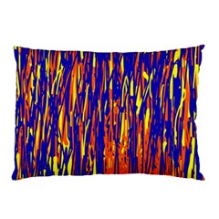 Orange, Blue And Yellow Pattern Pillow Case