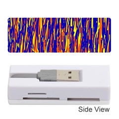 Orange, Blue And Yellow Pattern Memory Card Reader (stick) 