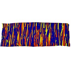 Orange, Blue And Yellow Pattern Body Pillow Case Dakimakura (two Sides)