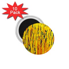 Yellow Pattern 1 75  Magnets (10 Pack)  by Valentinaart