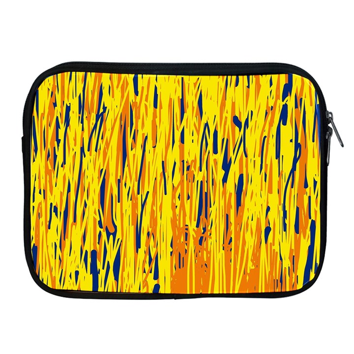 Yellow pattern Apple iPad 2/3/4 Zipper Cases