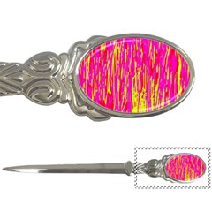 Pink And Yellow Pattern Letter Openers