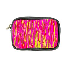 Pink And Yellow Pattern Coin Purse by Valentinaart