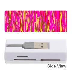 Pink And Yellow Pattern Memory Card Reader (stick) 