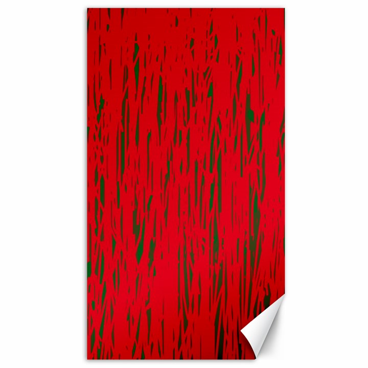 Decorative red pattern Canvas 40  x 72  