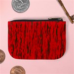 Decorative red pattern Mini Coin Purses Back