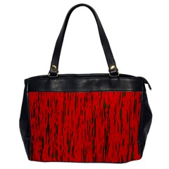 Decorative Red Pattern Office Handbags by Valentinaart