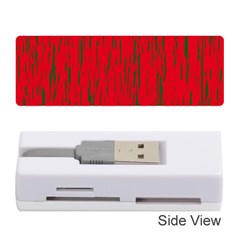 Decorative Red Pattern Memory Card Reader (stick) 