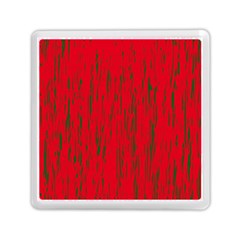 Decorative Red Pattern Memory Card Reader (square) 