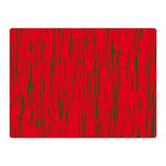 Decorative Red Pattern Double Sided Flano Blanket (mini)  by Valentinaart