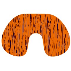 Orange Pattern Travel Neck Pillows