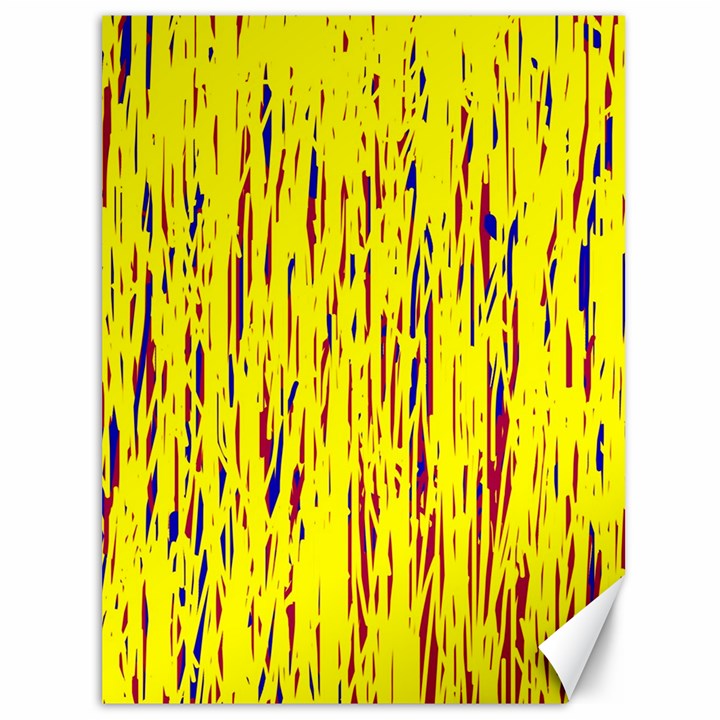 Yellow pattern Canvas 36  x 48  