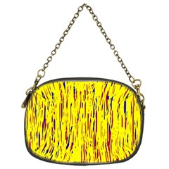 Yellow Pattern Chain Purses (one Side)  by Valentinaart