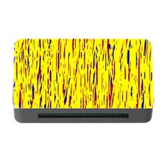 Yellow Pattern Memory Card Reader With Cf