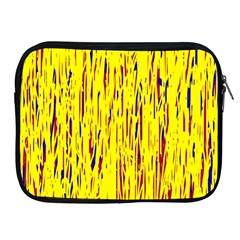 Yellow Pattern Apple Ipad 2/3/4 Zipper Cases by Valentinaart