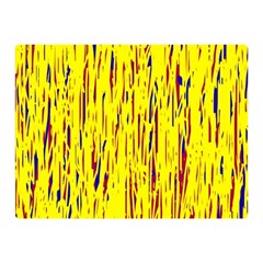 Yellow Pattern Double Sided Flano Blanket (mini) 