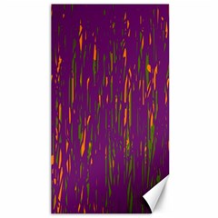 Purple Pattern Canvas 40  X 72  