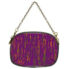 Purple Pattern Chain Purses (one Side)  by Valentinaart