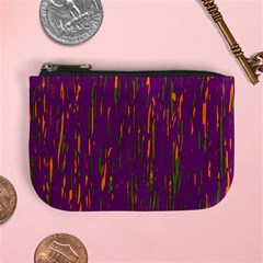 Purple Pattern Mini Coin Purses by Valentinaart