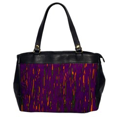 Purple Pattern Office Handbags by Valentinaart