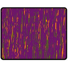 Purple Pattern Fleece Blanket (medium) 