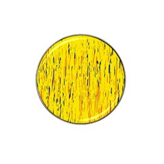 Yellow Pattern Hat Clip Ball Marker (10 Pack) by Valentinaart