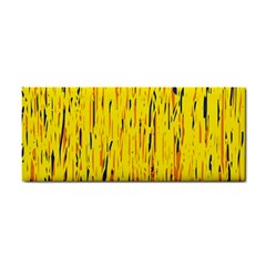 Yellow Pattern Hand Towel