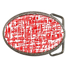 Red Decorative Pattern Belt Buckles